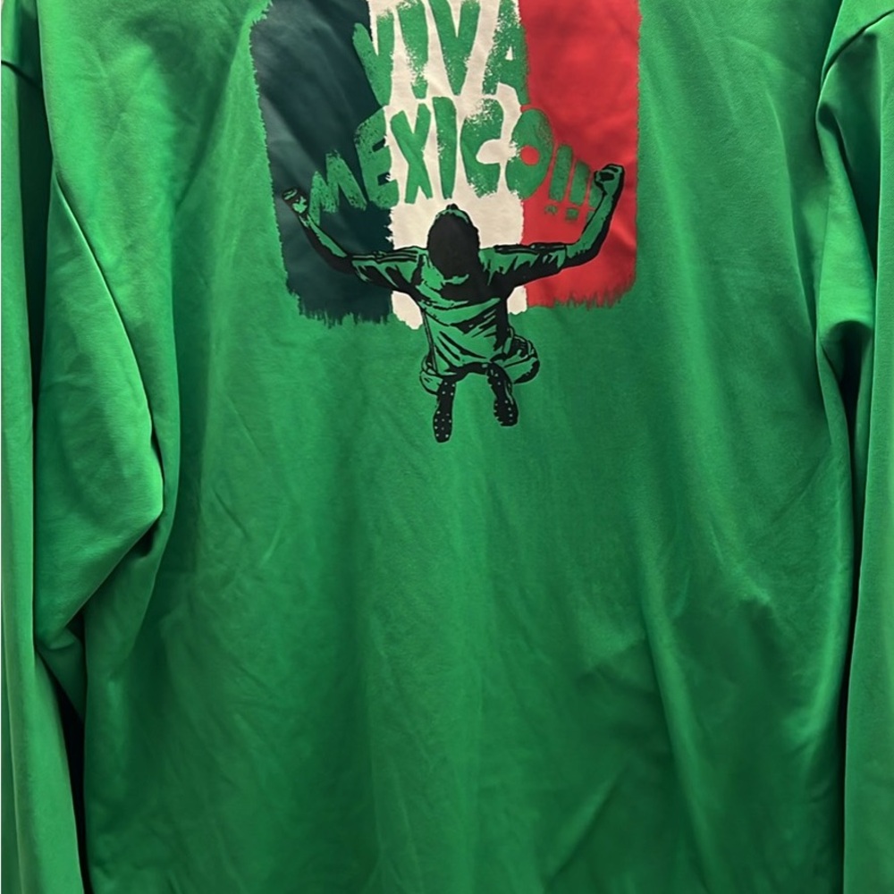 Adidas Kids Vibrant Green Jacket with Red Zipper - Picture 3 of 3